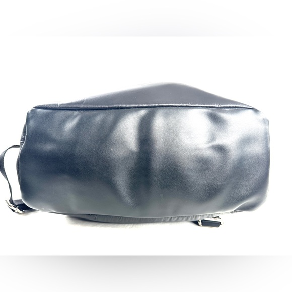 Athleta X Caraa Black Nylon Quilted Puffer Large Backpack School Travel Gym - Picture 5 of 10